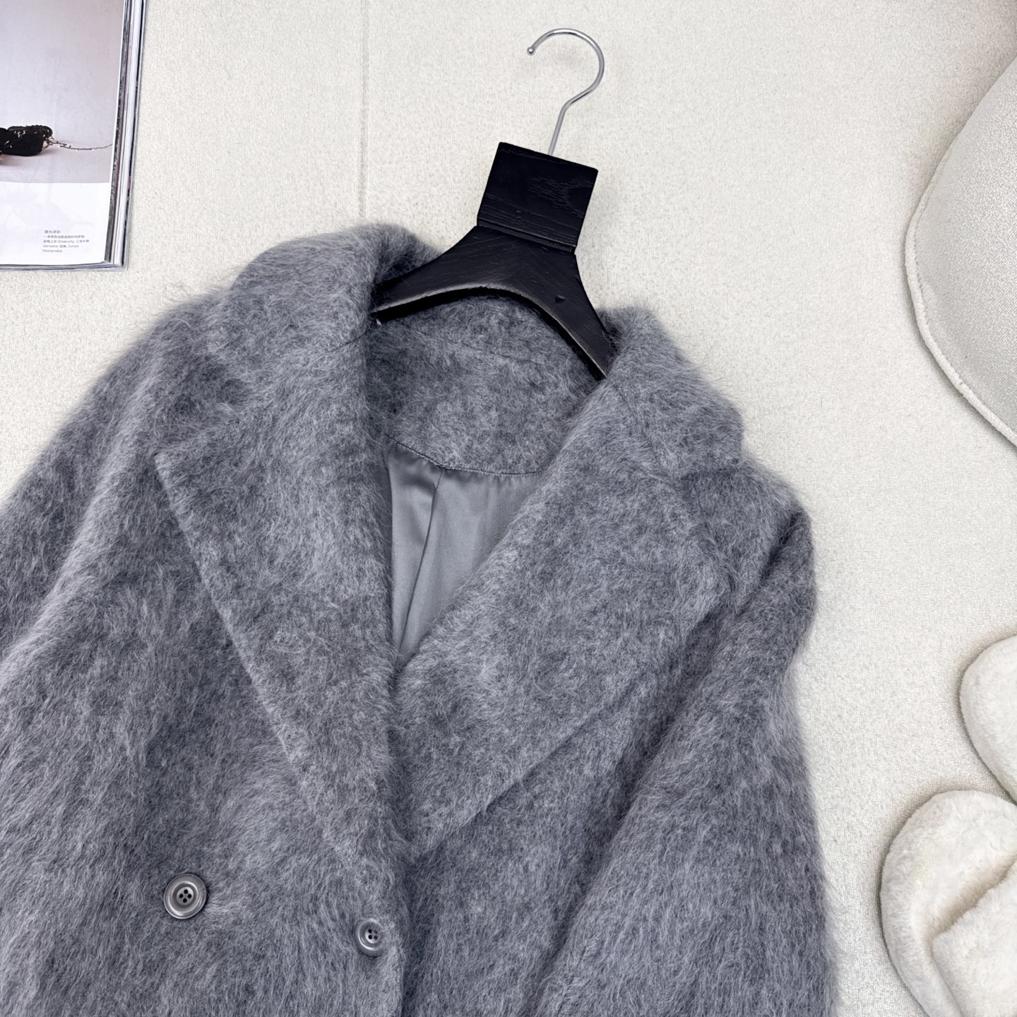 爆单款 Max 25Ss————秋冬最新款极简高级中长款大衣 🩶气质感在线 简约时髦不失设计感 西装翻领