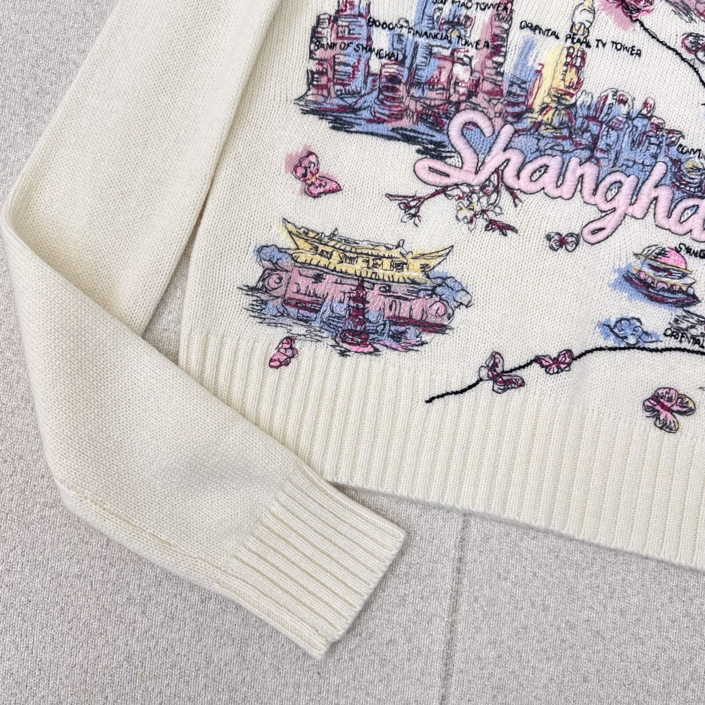 CD 25Ss————秋冬最新款印花图案刺绣羊绒毛衣🤍进口百分百羊绒纱线质量超赞 瑞士机满幅重工多色定位