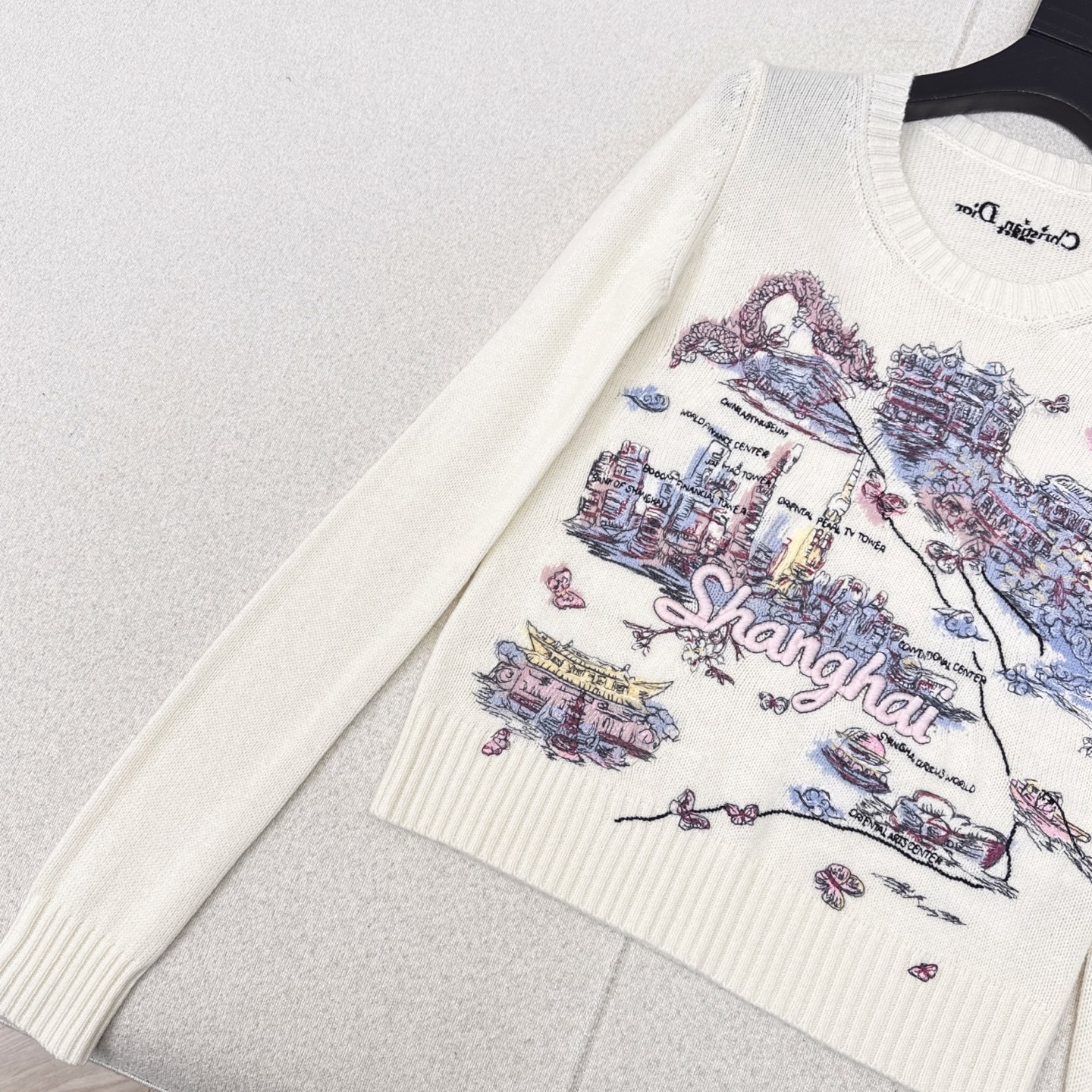 CD 25Ss————秋冬最新款印花图案刺绣羊绒毛衣🤍进口百分百羊绒纱线质量超赞 瑞士机满幅重工多色定位