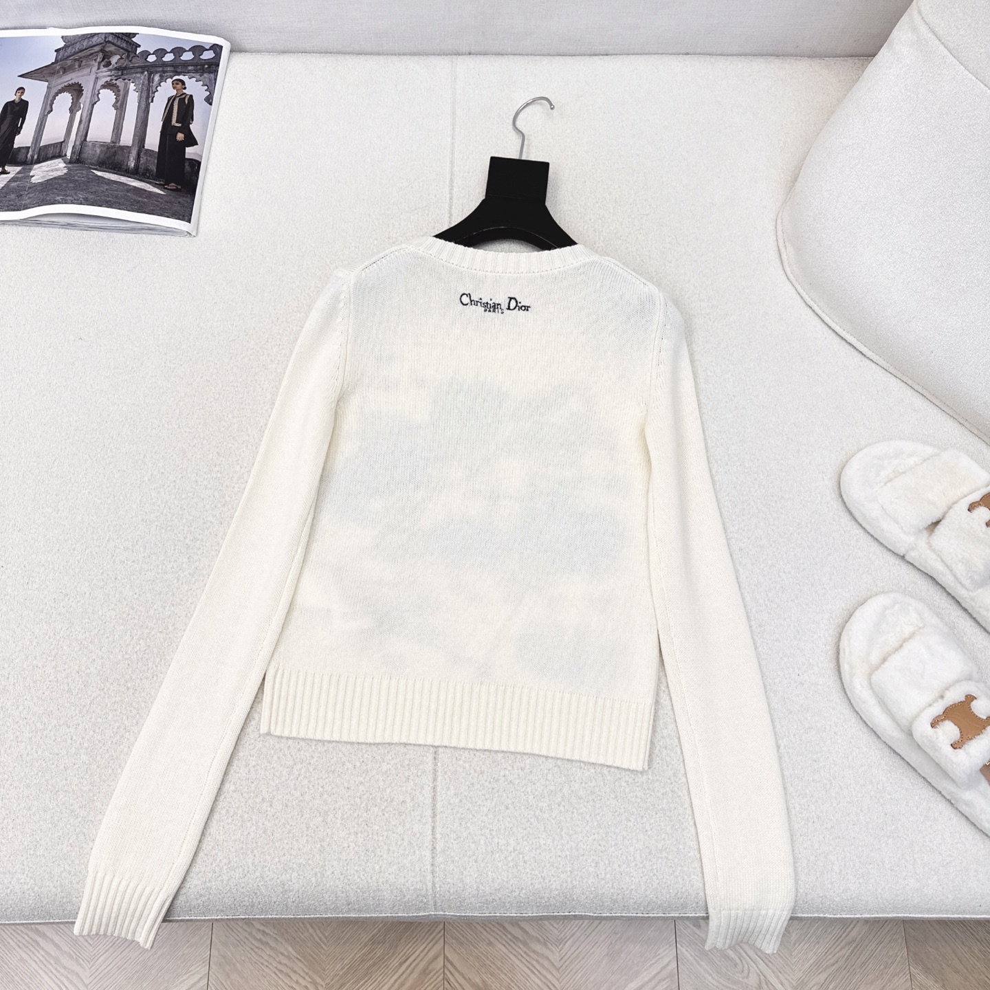 CD 25Ss————秋冬最新款印花图案刺绣羊绒毛衣🤍进口百分百羊绒纱线质量超赞 瑞士机满幅重工多色定位