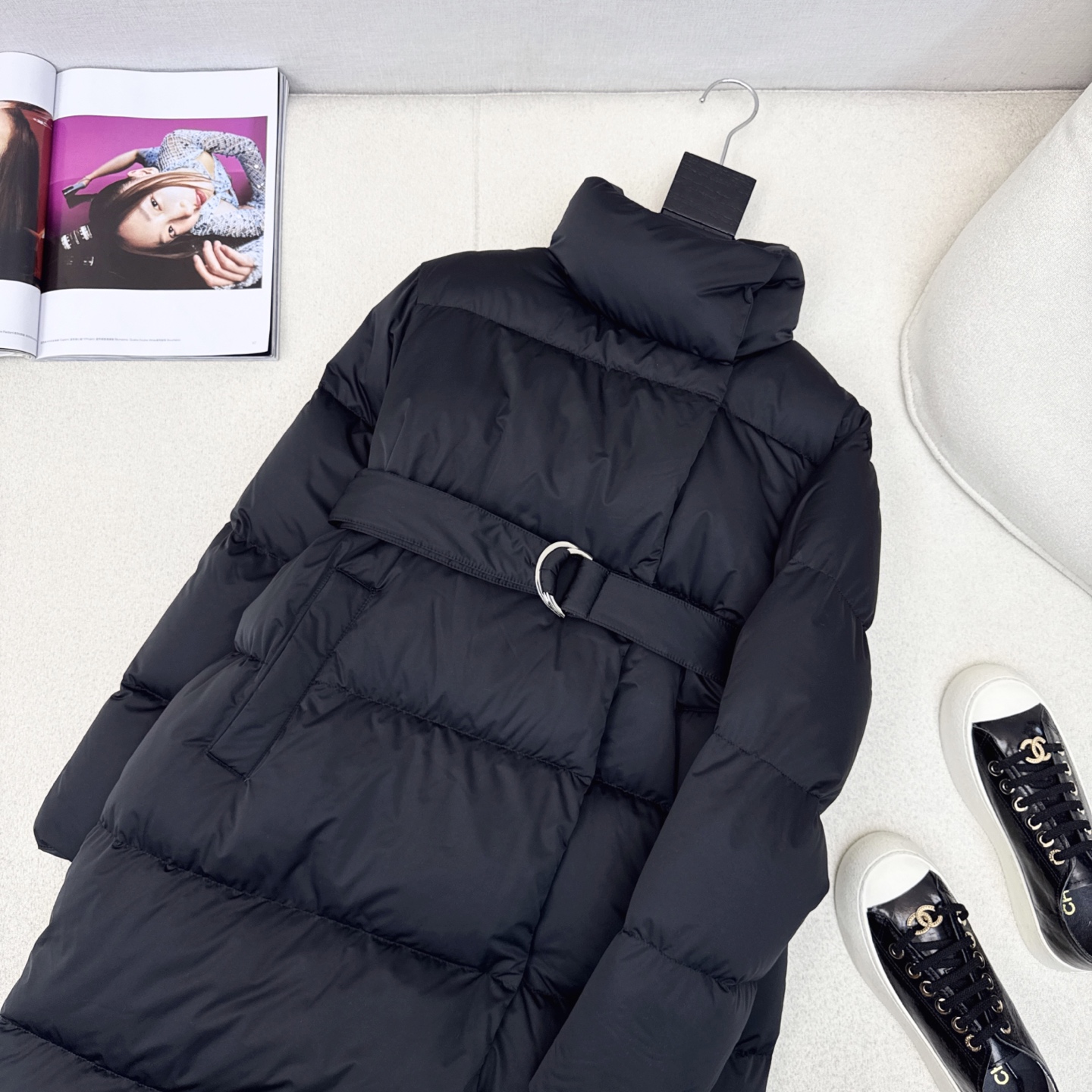 独家首发 原单品质 Max 25Ss———秋冬最新款简约立领长款面包羽绒服外套🖤经典立体H版型剪裁 经典