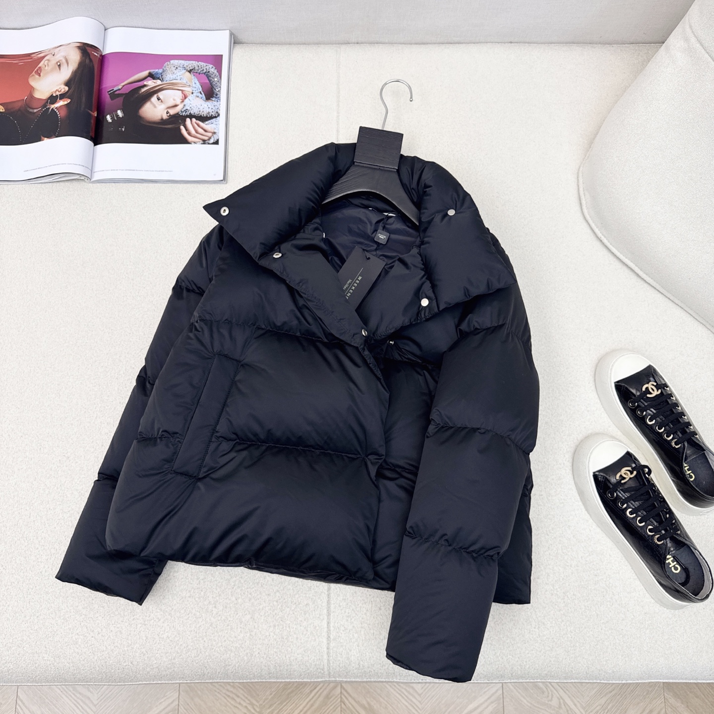 独家首发 原单品质 Max 25Ss———秋冬最新款简约立领短款面包羽绒服外套🖤经典立体H版型剪裁 经典