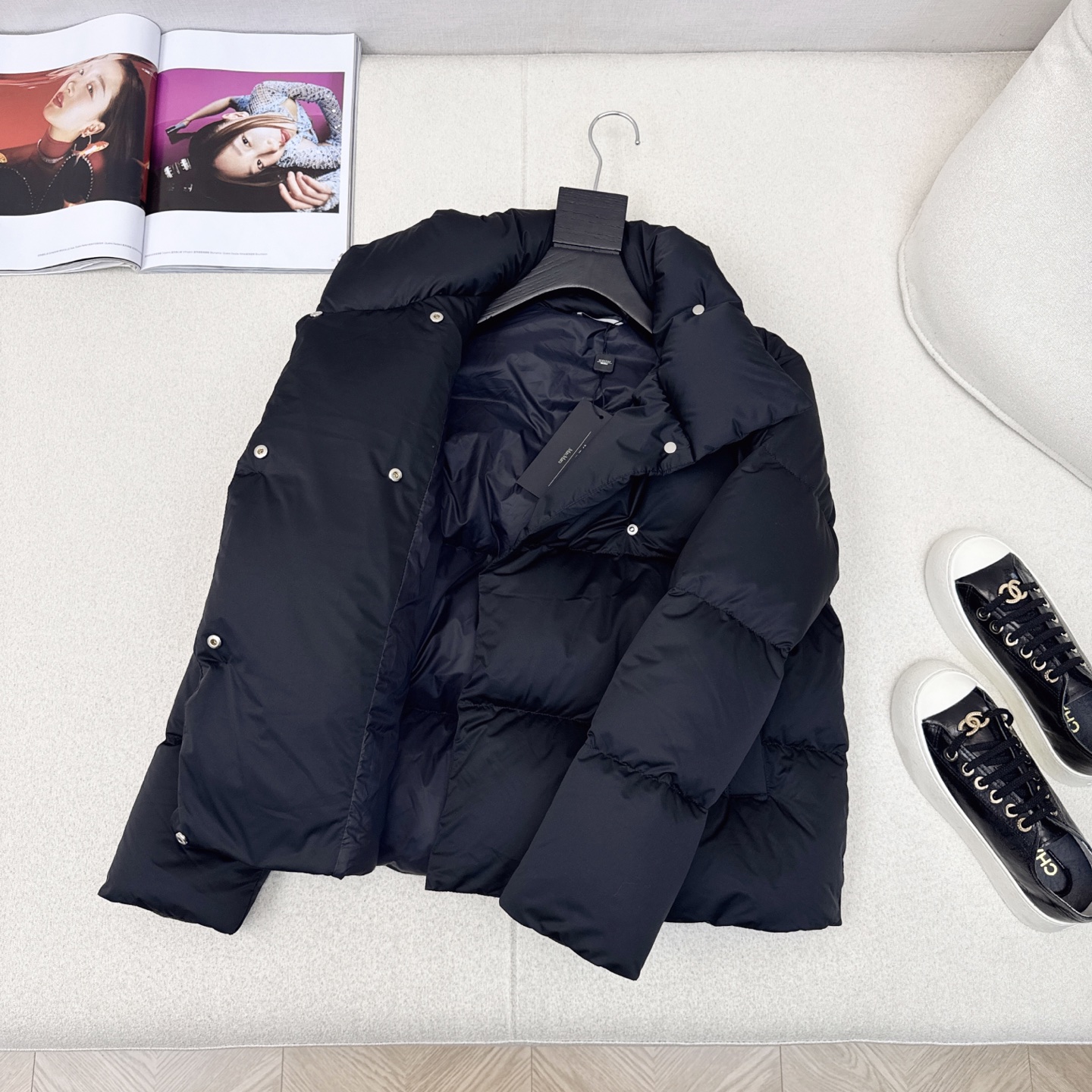 独家首发 原单品质 Max 25Ss———秋冬最新款简约立领短款面包羽绒服外套🖤经典立体H版型剪裁 经典