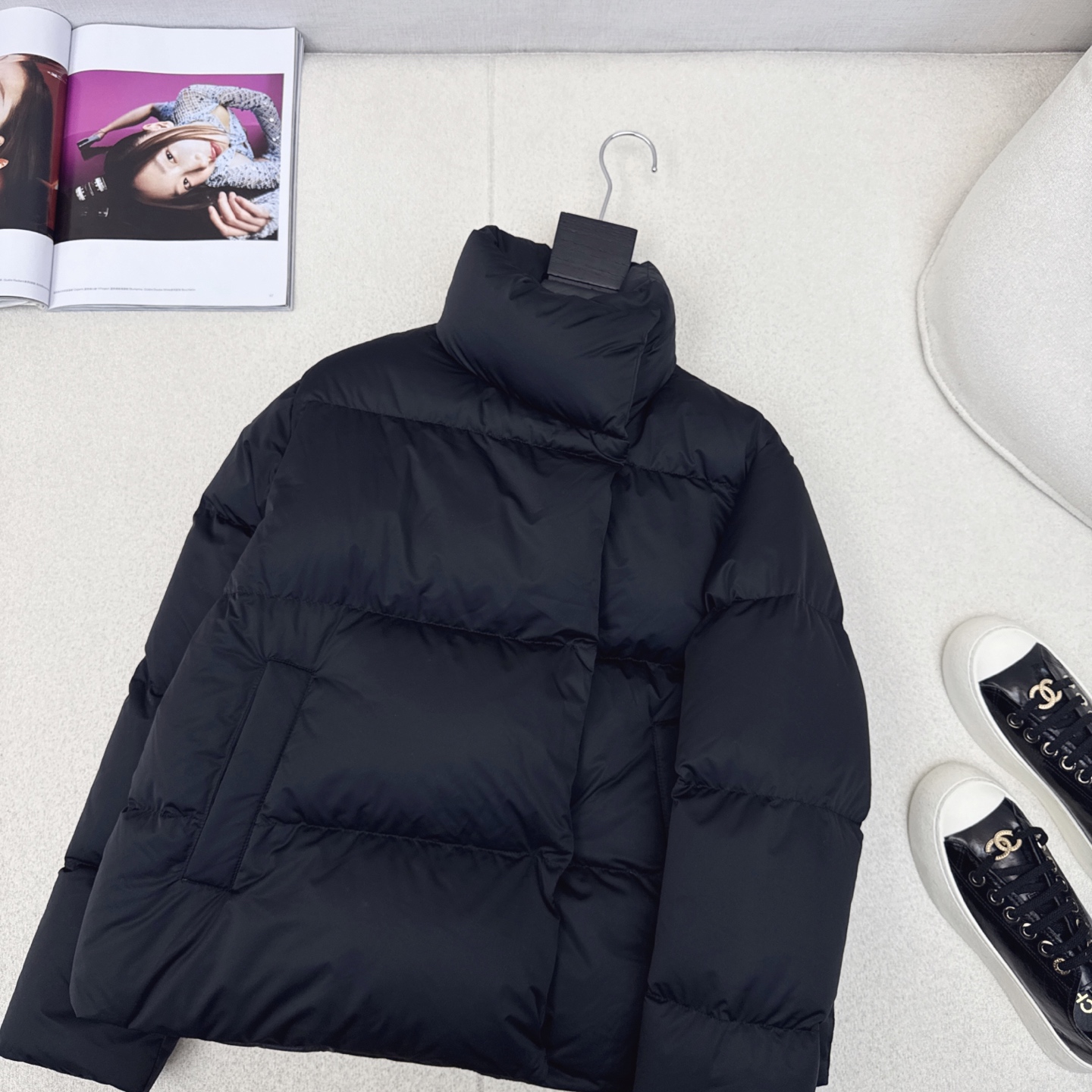 独家首发 原单品质 Max 25Ss———秋冬最新款简约立领短款面包羽绒服外套🖤经典立体H版型剪裁 经典