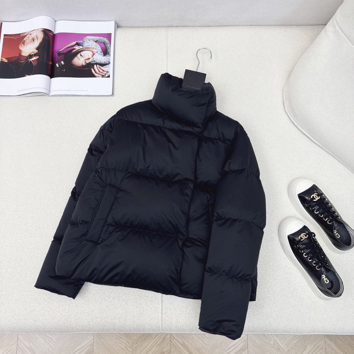 独家首发 原单品质 Max 25Ss———秋冬最新款简约立领短款面包羽绒服外套🖤经典立体H版型剪裁 经典