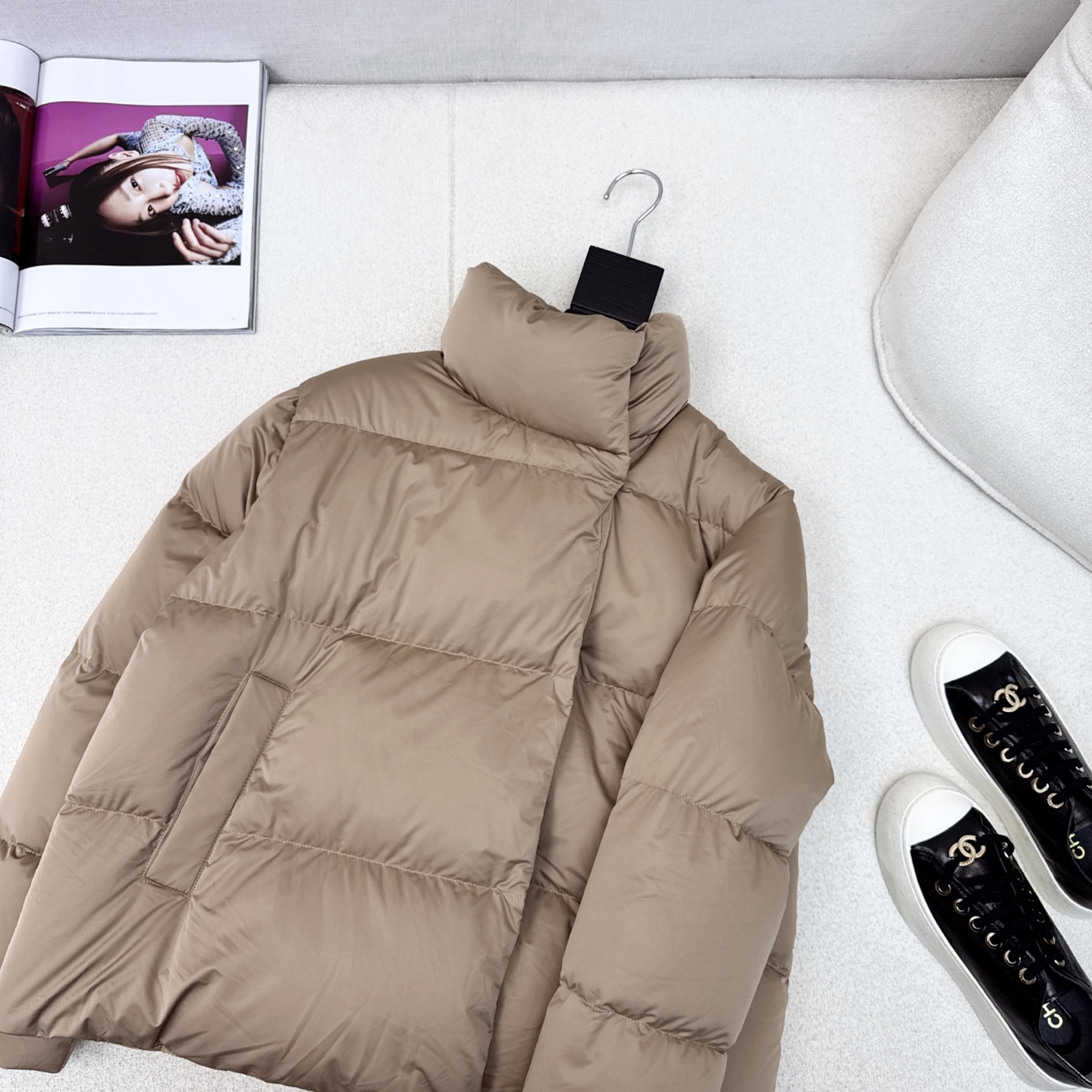 独家首发 原单品质 Max 25Ss———秋冬最新款简约立领短款面包羽绒服外套🖤经典立体H版型剪裁 经典