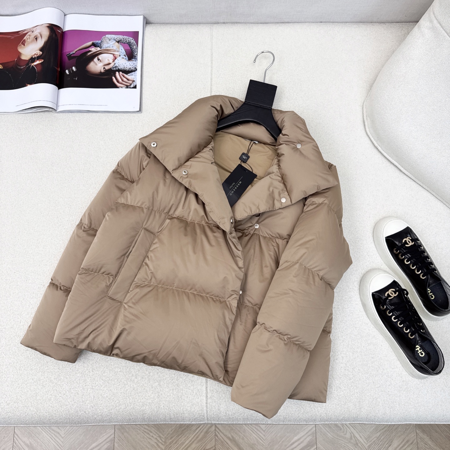 独家首发 原单品质 Max 25Ss———秋冬最新款简约立领短款面包羽绒服外套🖤经典立体H版型剪裁 经典