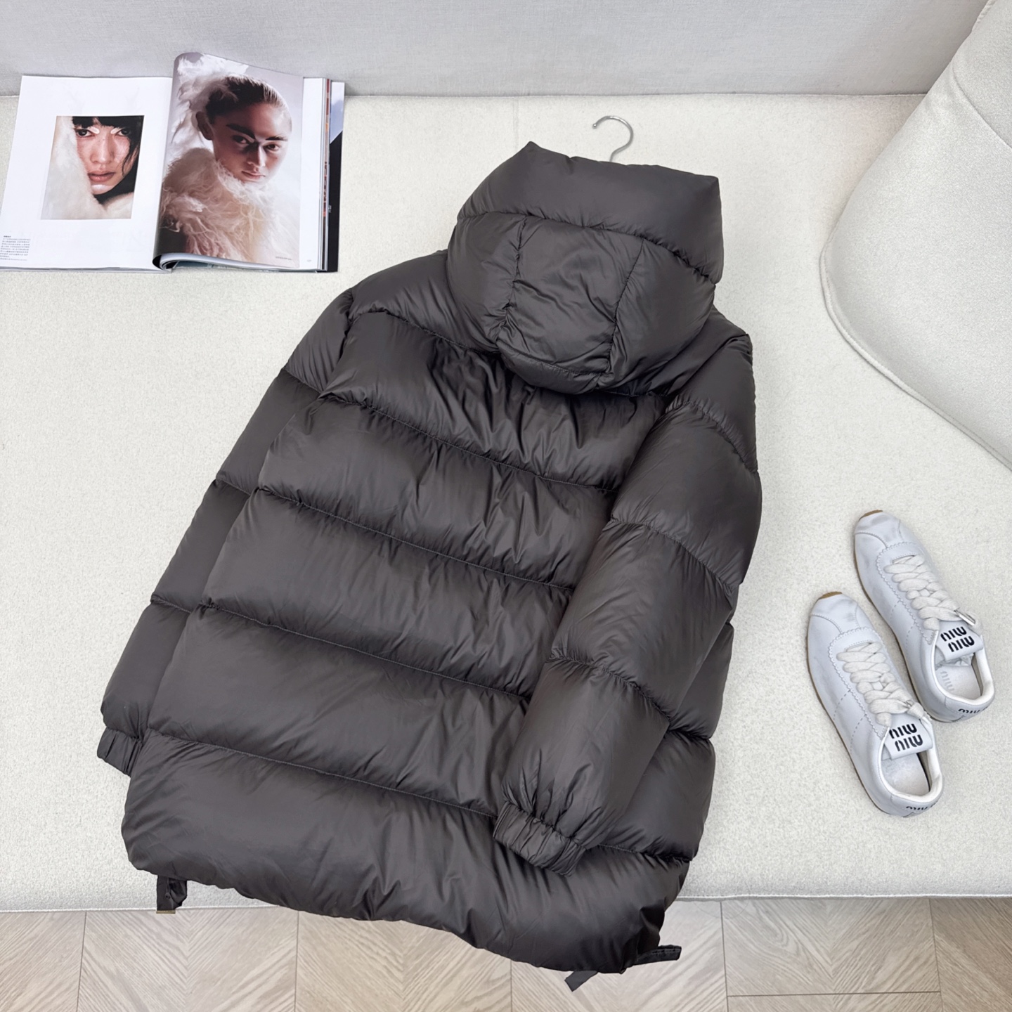 独家首发 原单品质 Max 25Ss———秋冬最新款简约连帽中长款羽绒服🖤经典立体H版型剪裁 经典时髦又