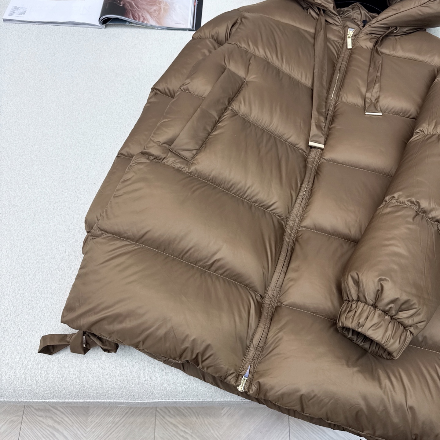 独家首发 原单品质 Max 25Ss———秋冬最新款简约连帽中长款羽绒服🖤经典立体H版型剪裁 经典时髦又
