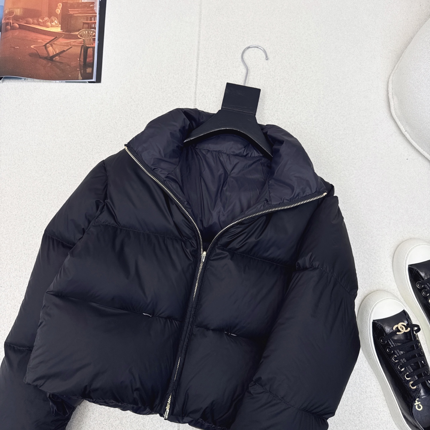 独家首发 原单品质 Max 25Ss———秋冬最新款简约立领短款羽绒服🖤经典立体H版型剪裁 经典时髦又帅