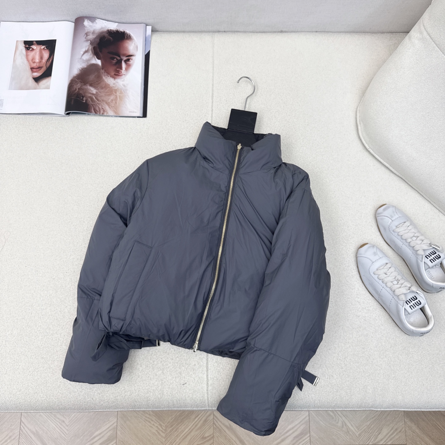 独家首发 原单品质 Max 25Ss———秋冬最新款简约立领毛呢短款连帽羽绒服 🖤经典立体H版型剪裁 经