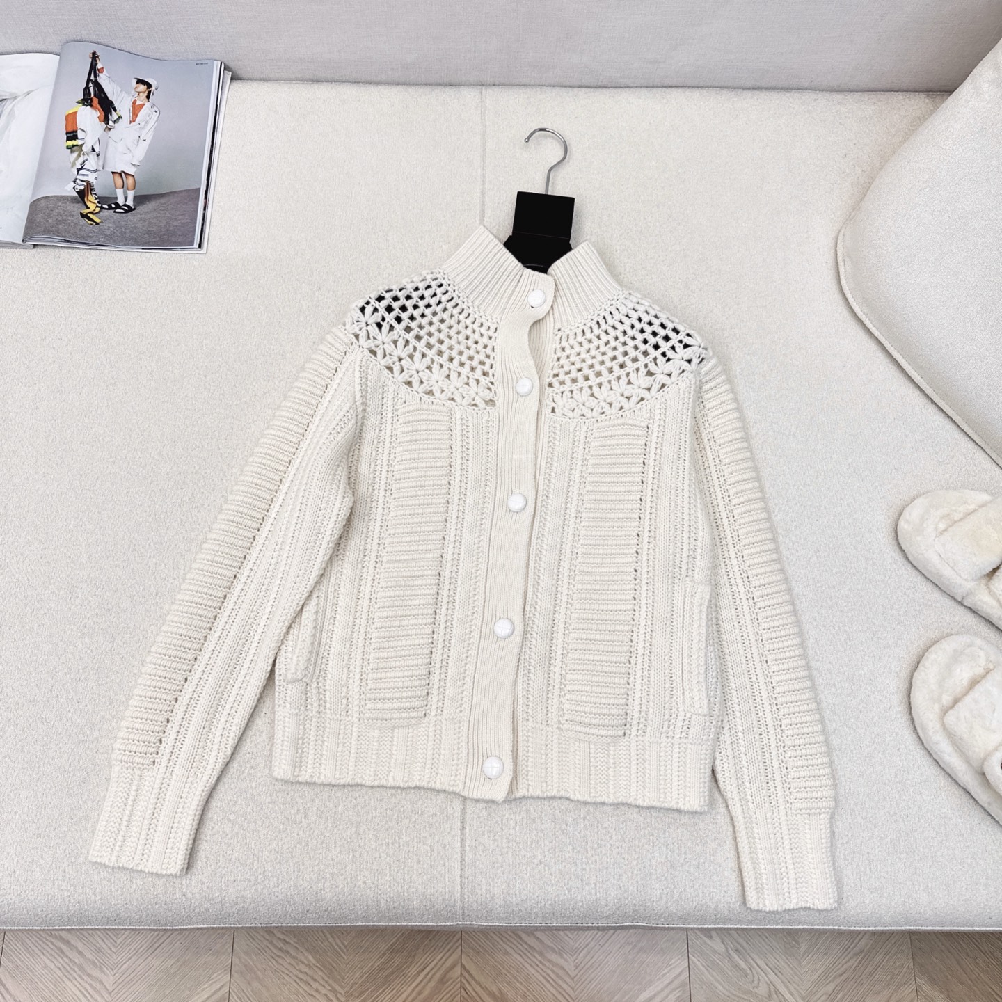 高端品质控必入 RL 25Ss————秋冬最新款老钱风穿搭紫标高定羊绒开衫外套🤎老钱风穿搭 复古木扣装饰