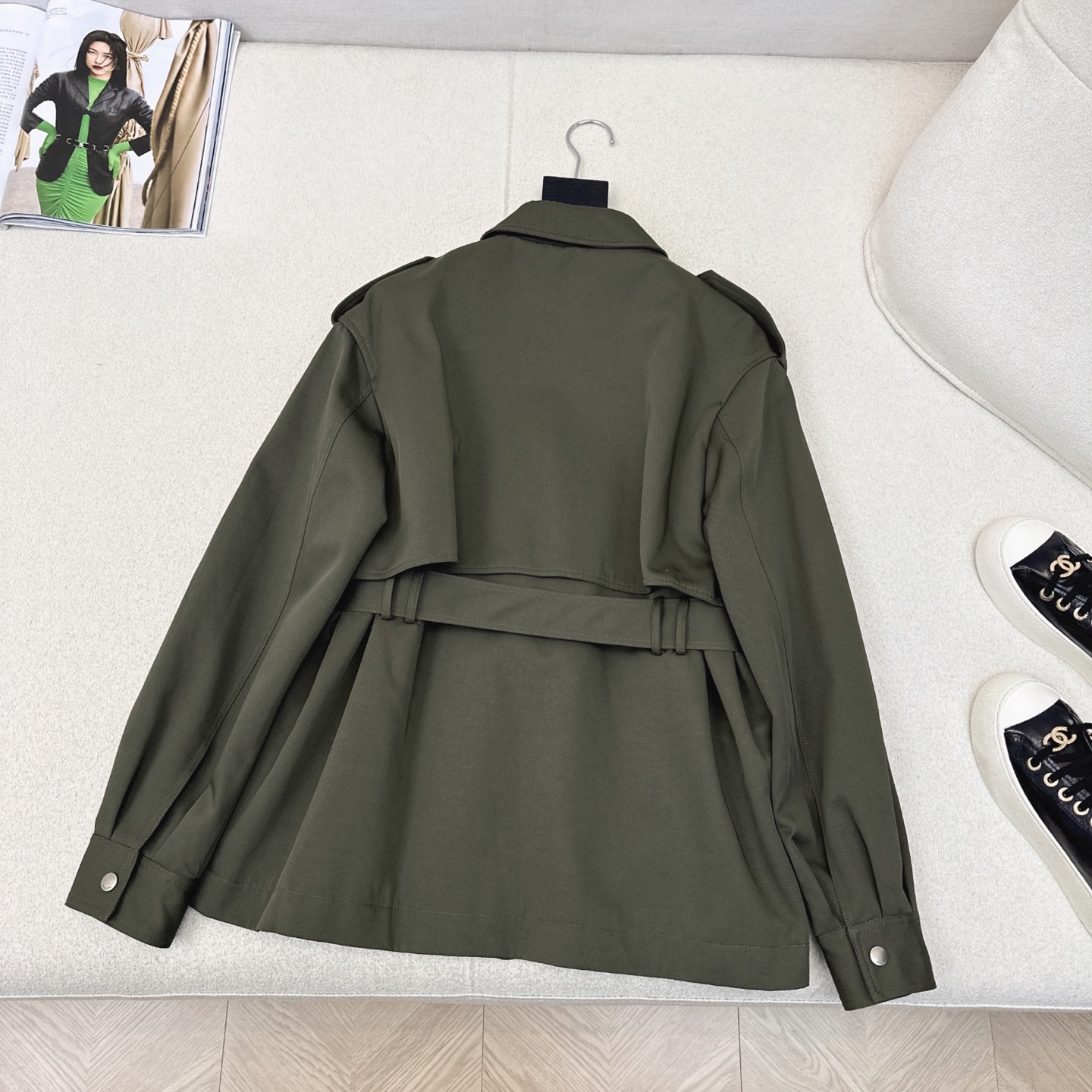 特价🉐️ ❗️现货齐码❗️不退不换❗️时髦感拉满 Slp🆕 25Ss————秋冬最新款帅气工装风风衣外套