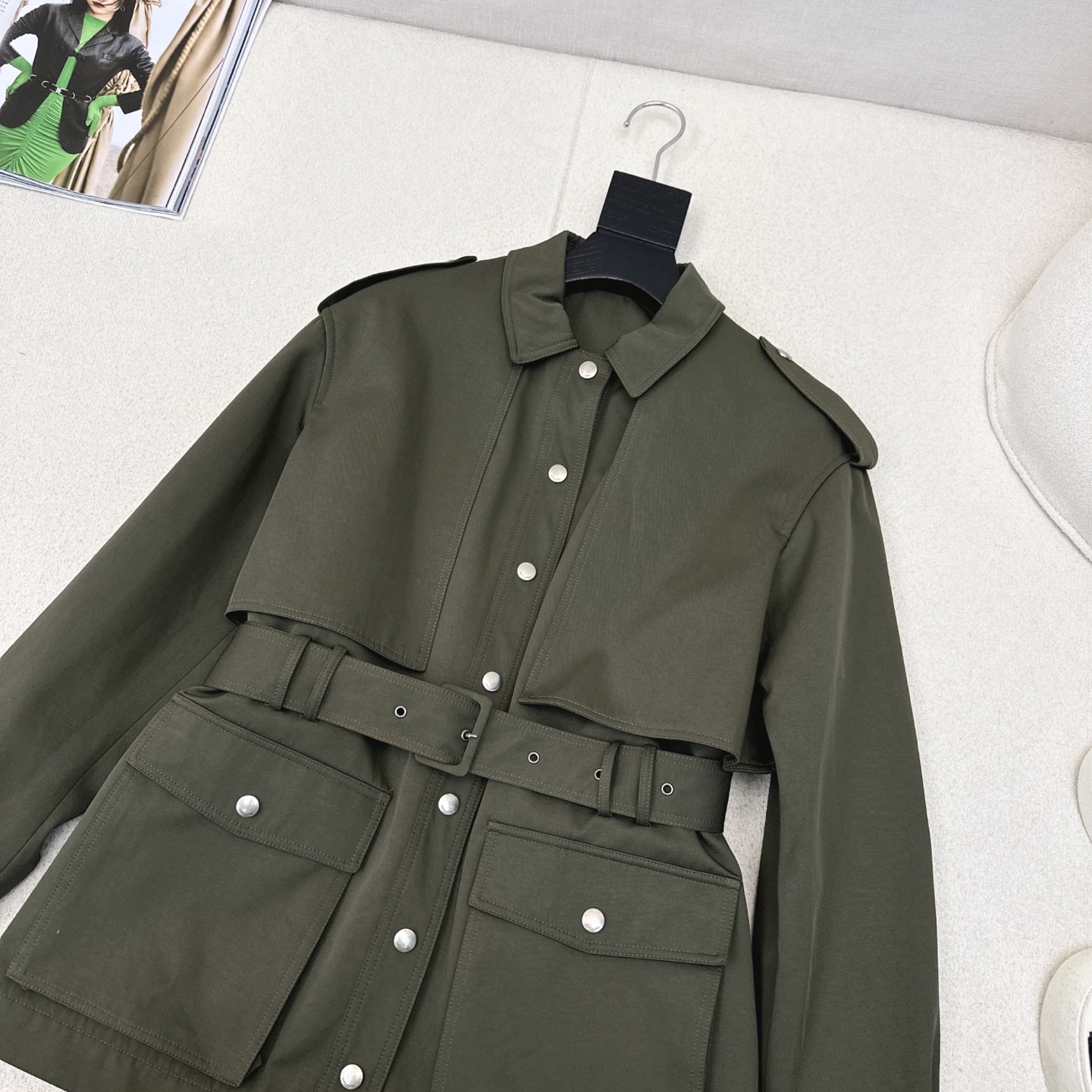 特价🉐️ ❗️现货齐码❗️不退不换❗️时髦感拉满 Slp🆕 25Ss————秋冬最新款帅气工装风风衣外套