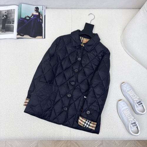 Burberry Quilted Down Jacket - Button Lapel, Vintage Check Lining 1 Burberry Quilted Down Jacket - Button Lapel, Vintage Check Lining