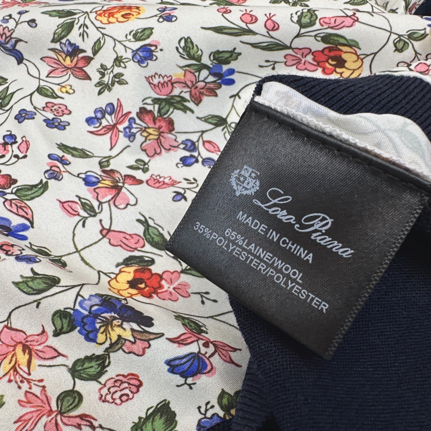 高智感老钱风穿搭 lp🆕 25Ss————早秋最新款高级感印花拼接短袖毛衣🖤七夕限定复古田园繁花精致图案