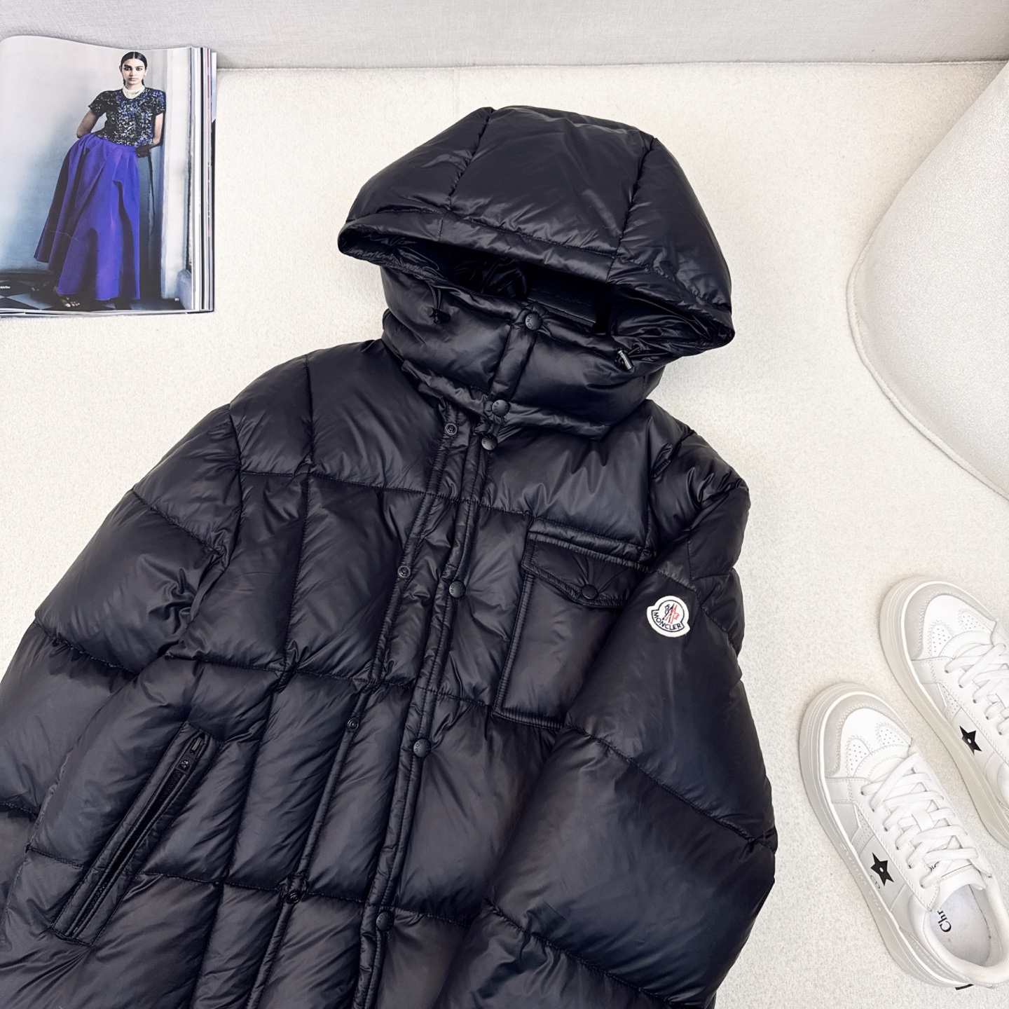 男女同款 原单品质 MC 25Ss———秋冬新品连帽面包羽绒服外套 🤍经典H版型立体剪裁版型设计 时髦又