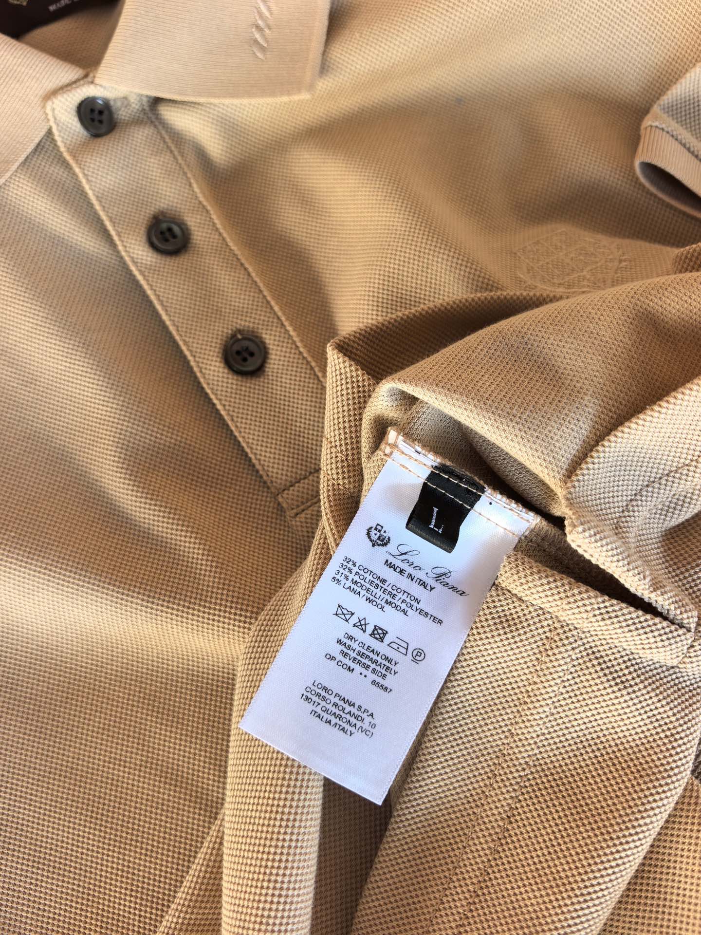 Lor* Pian* Loro Piana，2026新款诺U翩然 奢雅新章 | 羊毛珠地Polo衫，重新