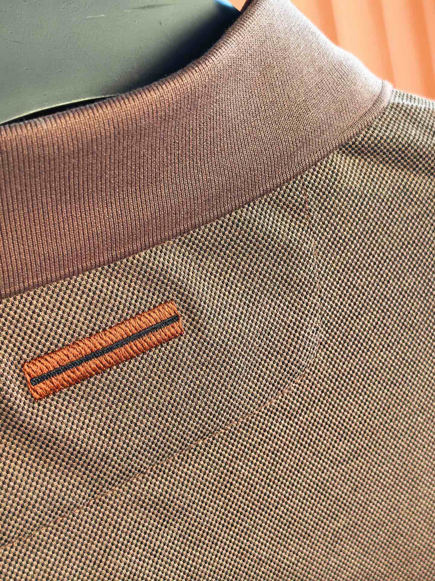 ZEGNA 2026新款羊毛双面珠地Polo衫，双面质感的高阶型格，采用羊毛双面珠地面料，正反双珠地织造