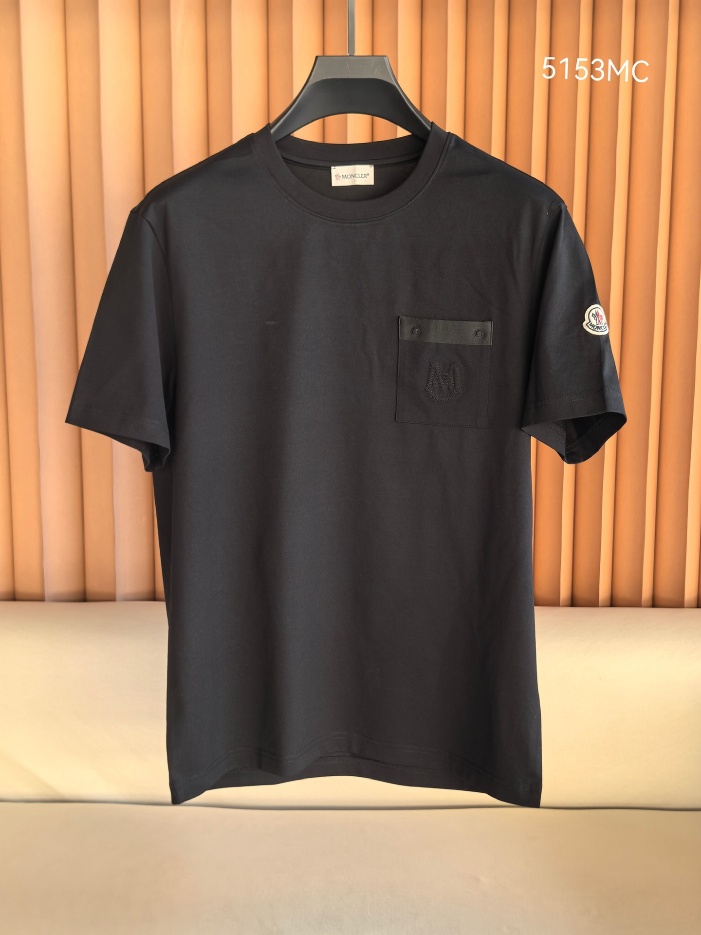 MONCLER ，蒙口2027新款奢简之选，彪马棉口袋T恤，勾勒高阶男士型格，采用定制彪马棉面料打造，精