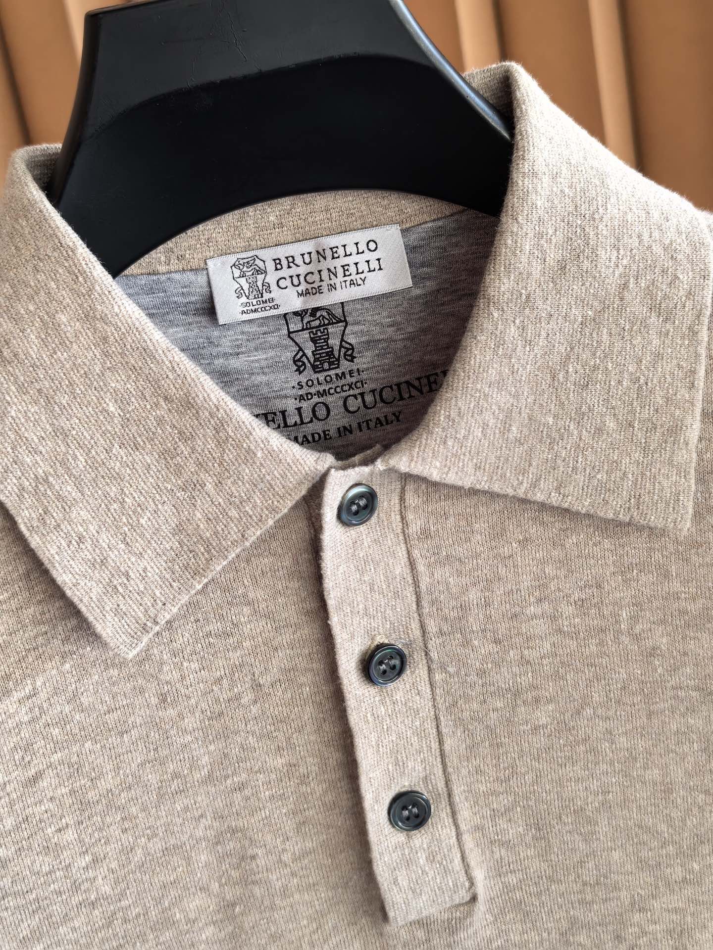 Brunello Cucinelli BC，2026新款男士高端棉麻羊毛混纺Polo衫棉麻羊毛交织｜解锁