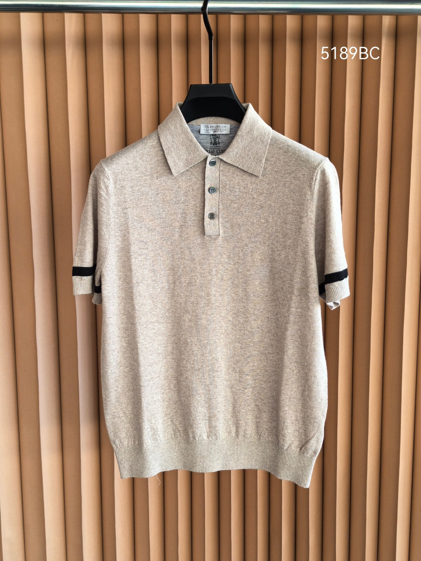 Brunello Cucinelli BC，2026新款男士高端棉麻羊毛混纺Polo衫棉麻羊毛交织｜解锁
