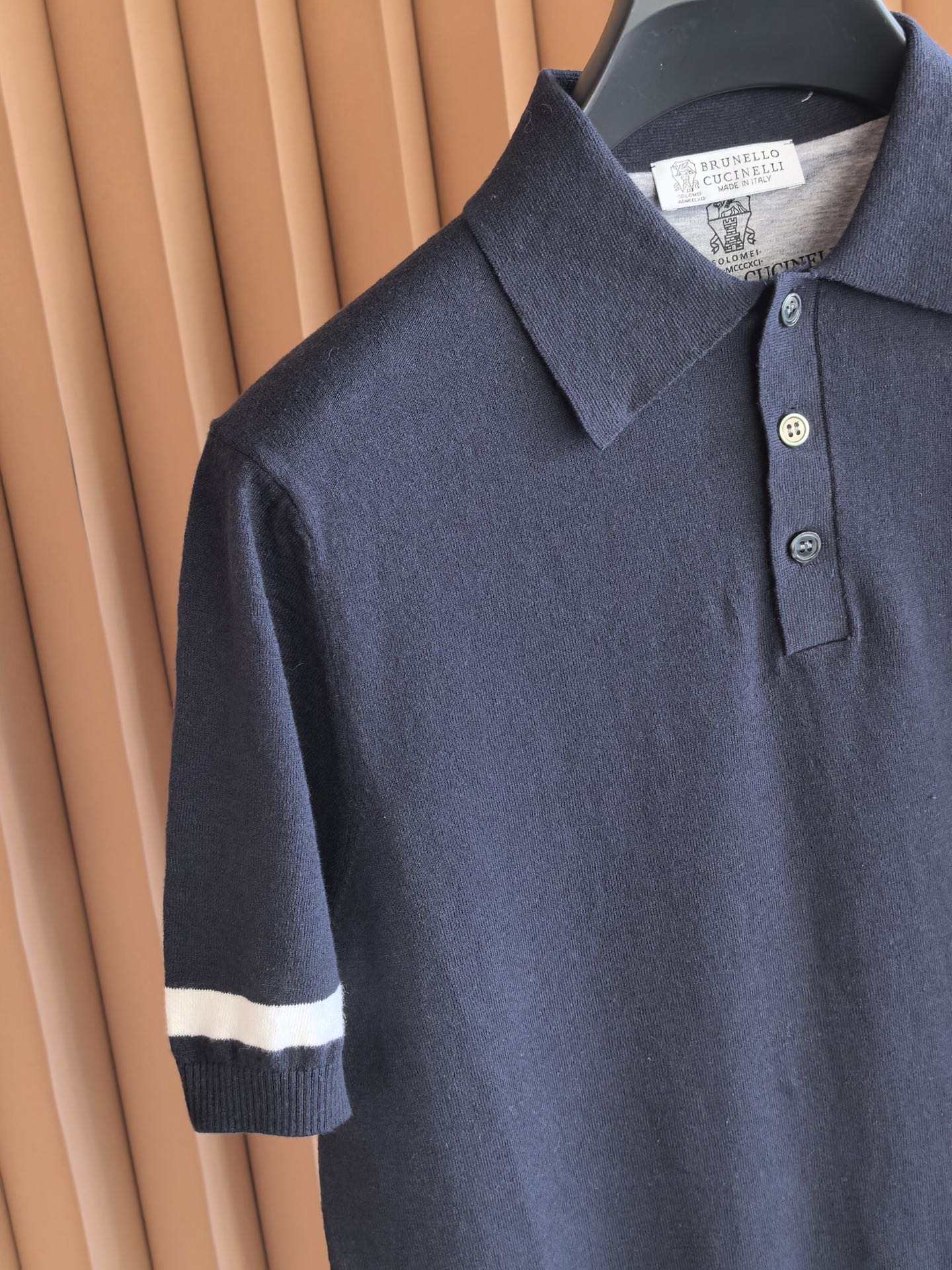Brunello Cucinelli BC，2026新款男士高端棉麻羊毛混纺Polo衫棉麻羊毛交织｜解锁