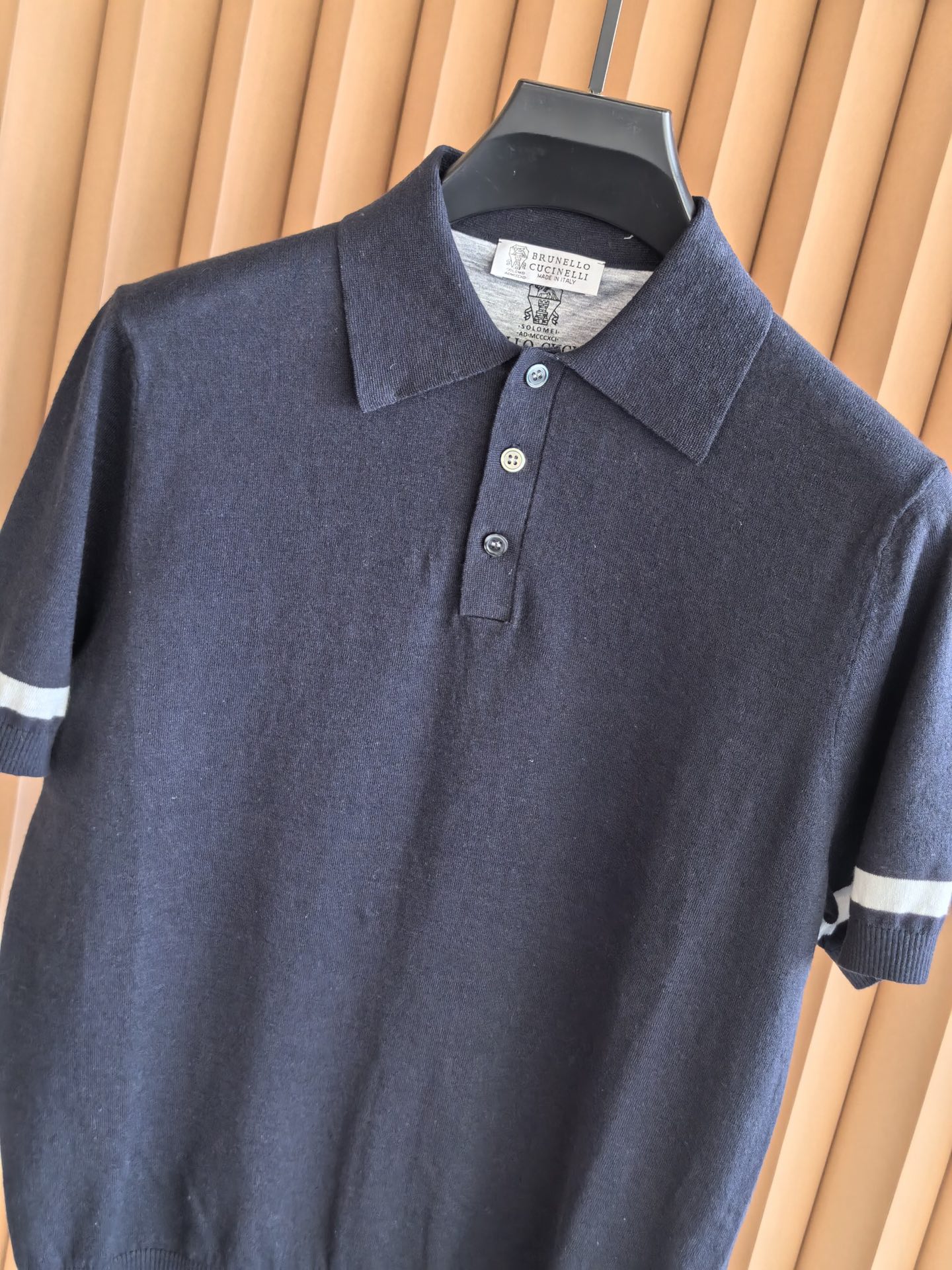 Brunello Cucinelli BC，2026新款男士高端棉麻羊毛混纺Polo衫棉麻羊毛交织｜解锁