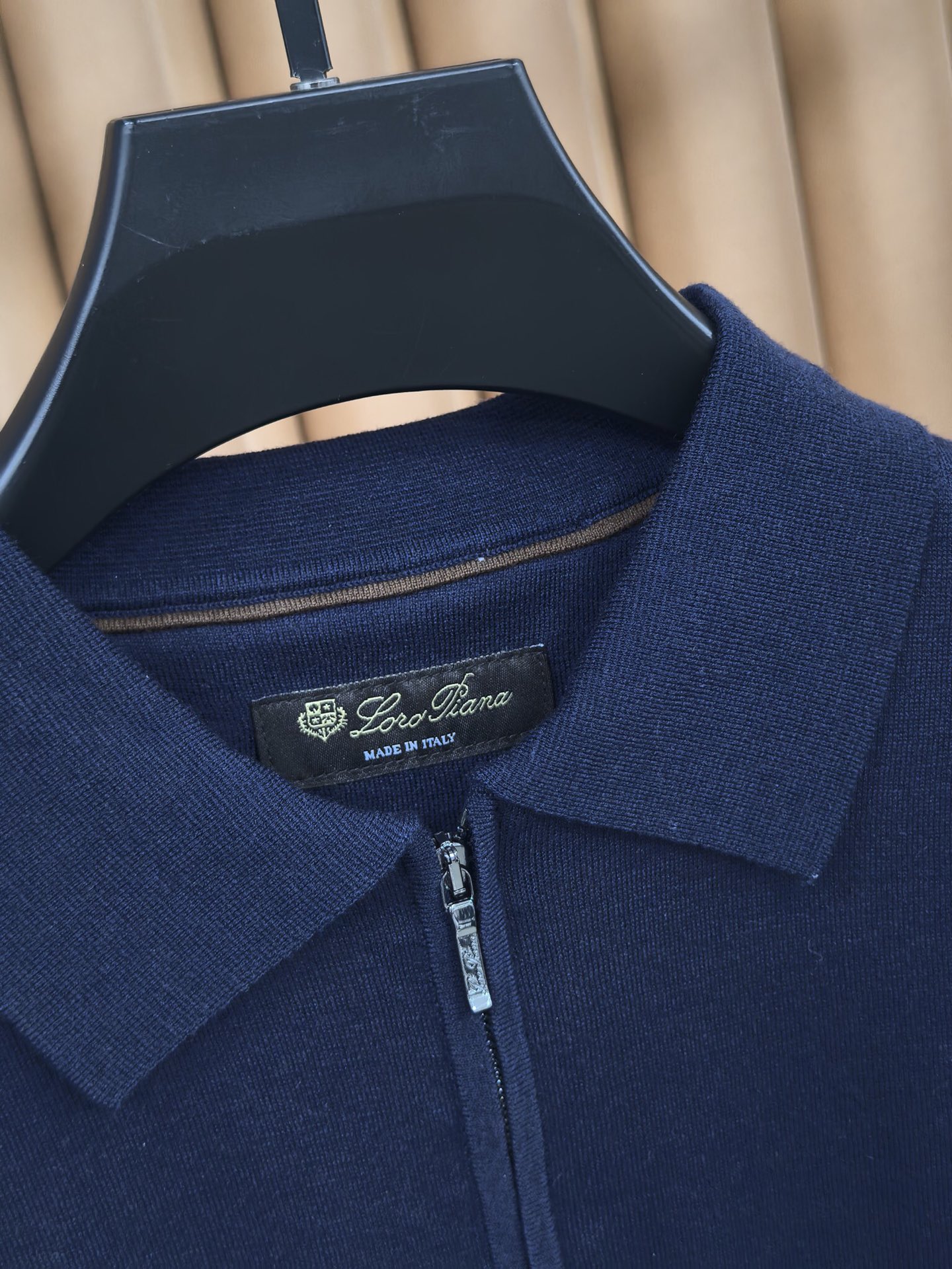 Lor* Pian* Loro Piana诺U翩雅2026新款天丝羊毛混纺Polo衫 甄选天丝羊毛混纺面