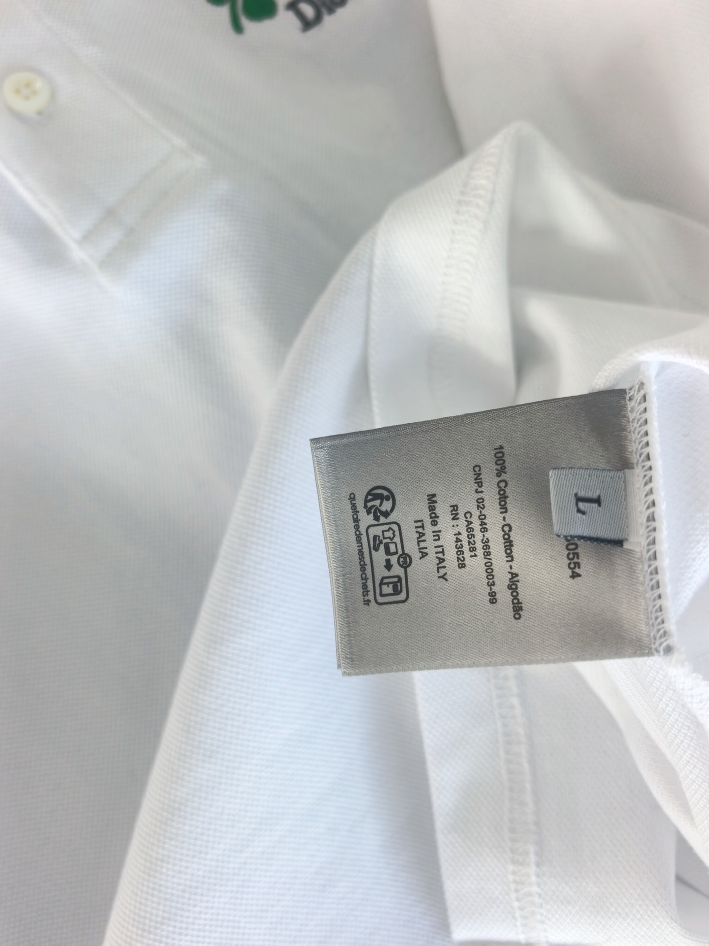 DIOR 迪奥2026新款全棉珠地 Polo衫这件Dior Clover Polo衫，以全面珠地棉为基底