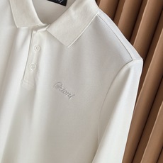 Brioni,布里奥尼2026新款桑蚕丝双面珠地长袖Polo 甄选高比例桑蚕丝+长绒棉做双面一体珠地网眼织造,区别普通单 Brioni,布里奥尼2026新款桑蚕丝双面珠地长袖Polo 甄选高比例桑蚕丝+长绒棉做双面一体珠地网眼织造,区别普通单