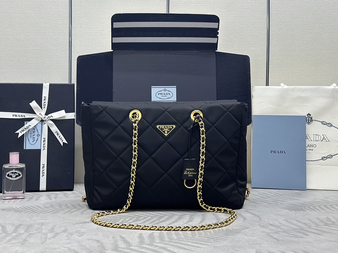 7 Star Quality Designer Replica
 Prada Crossbody & Shoulder Bags Black Nylon Vintage Casual