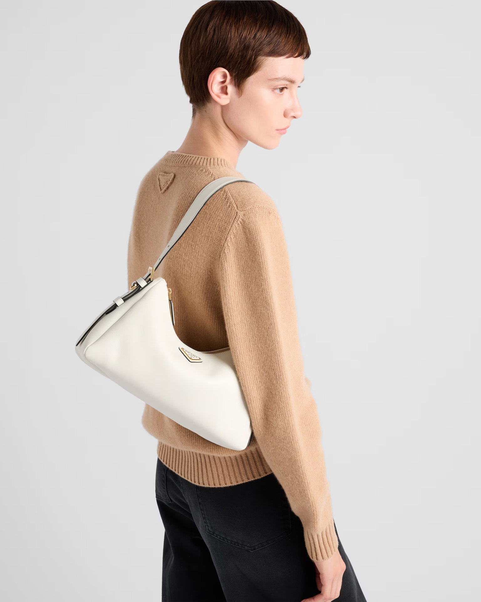 NO:384890,Small white model picture, Prada [top original list], prada19860909小号白色模特图,普拉达【顶级原单】,prada,Bag