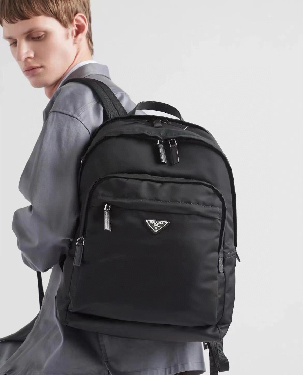 Prada's new product debut backpack upper body picture