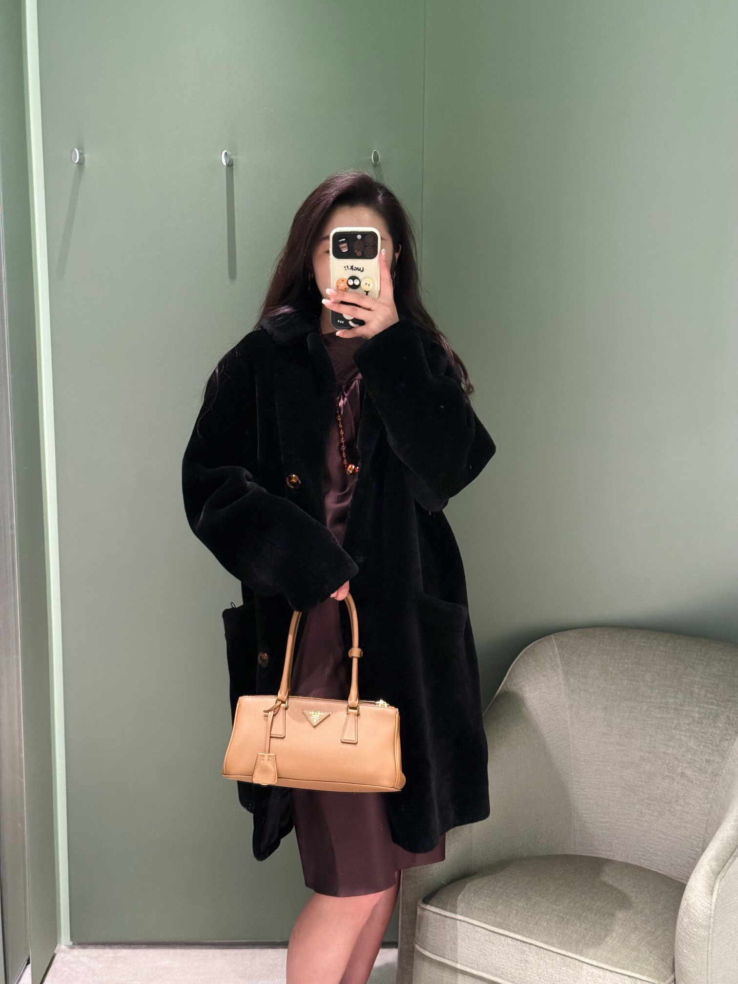 NO:387090,Caramel upper body picture, Prada [top original list], prada19860909焦糖上身图,普拉达【顶级原单】,prada,Bag