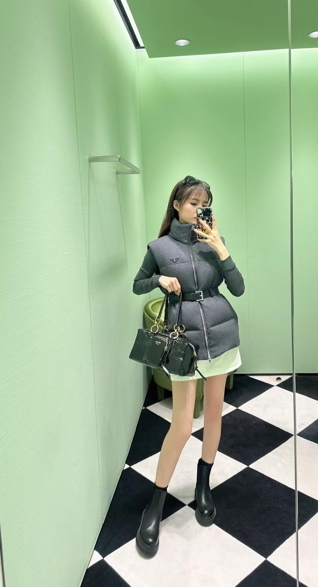 Prada Large black upper body figure