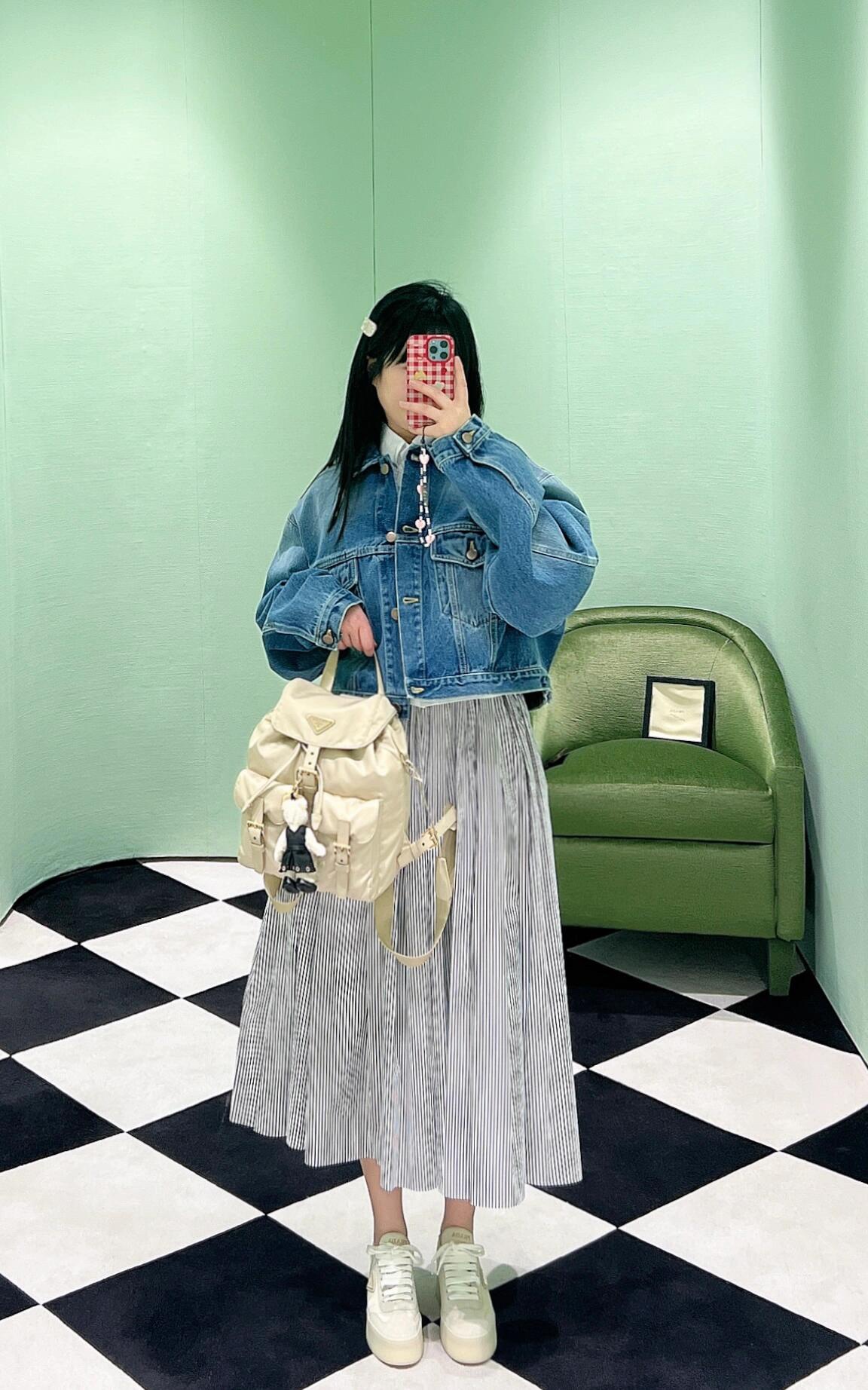 NO:387428,Golden button apricot color, model pictures, Prada [top original list], prada19860909金扣杏色,模特图,普拉达【顶级原单】,prada,Bag