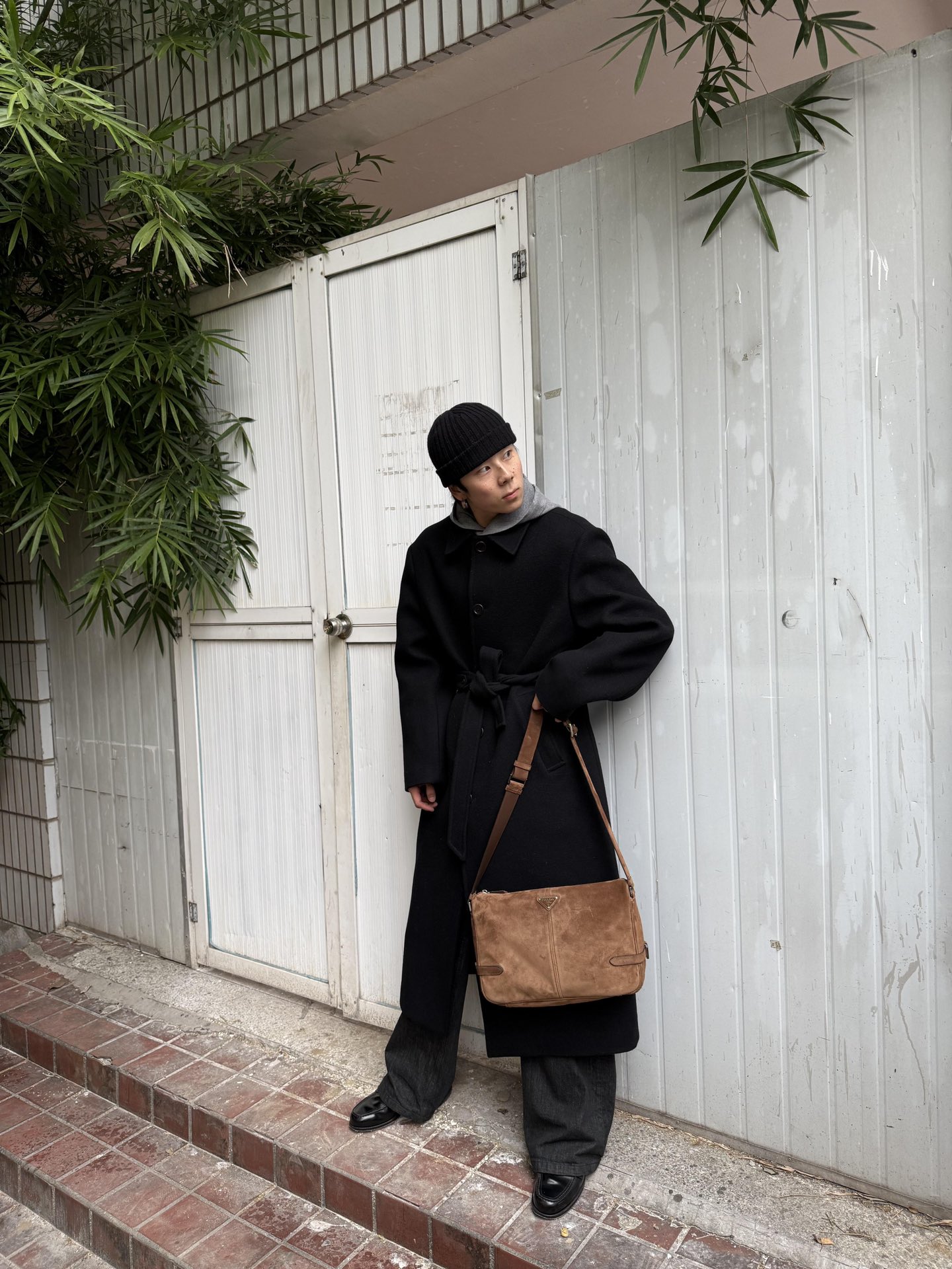 NO:387523,New matte, model pictures, Prada [top original list], prada19860909新款磨砂,模特图,普拉达【顶级原单】,prada,Bag