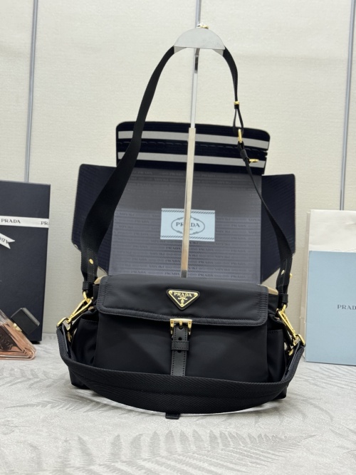Prada Re-Nylon Small Messenger Bag 1BD394 With Detachable Straps 1 Prada Re-Nylon Small Messenger Bag 1BD394 With Detachable Straps