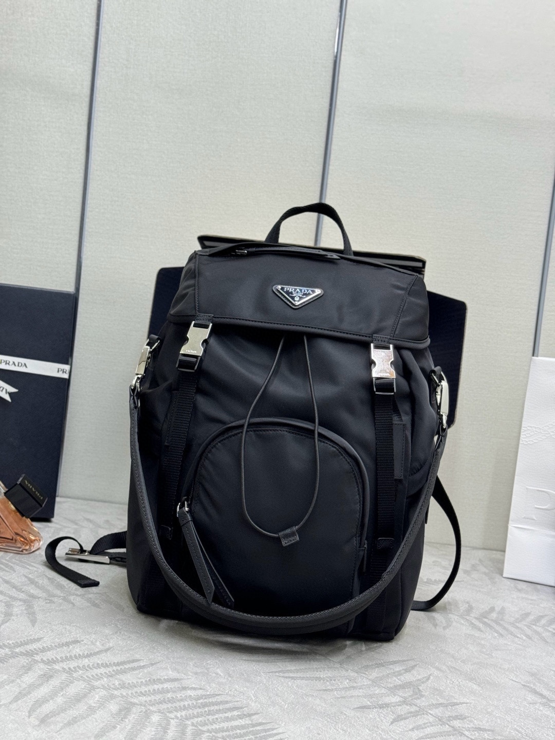 Nueva mochila + correas dobles, (1BZ039)