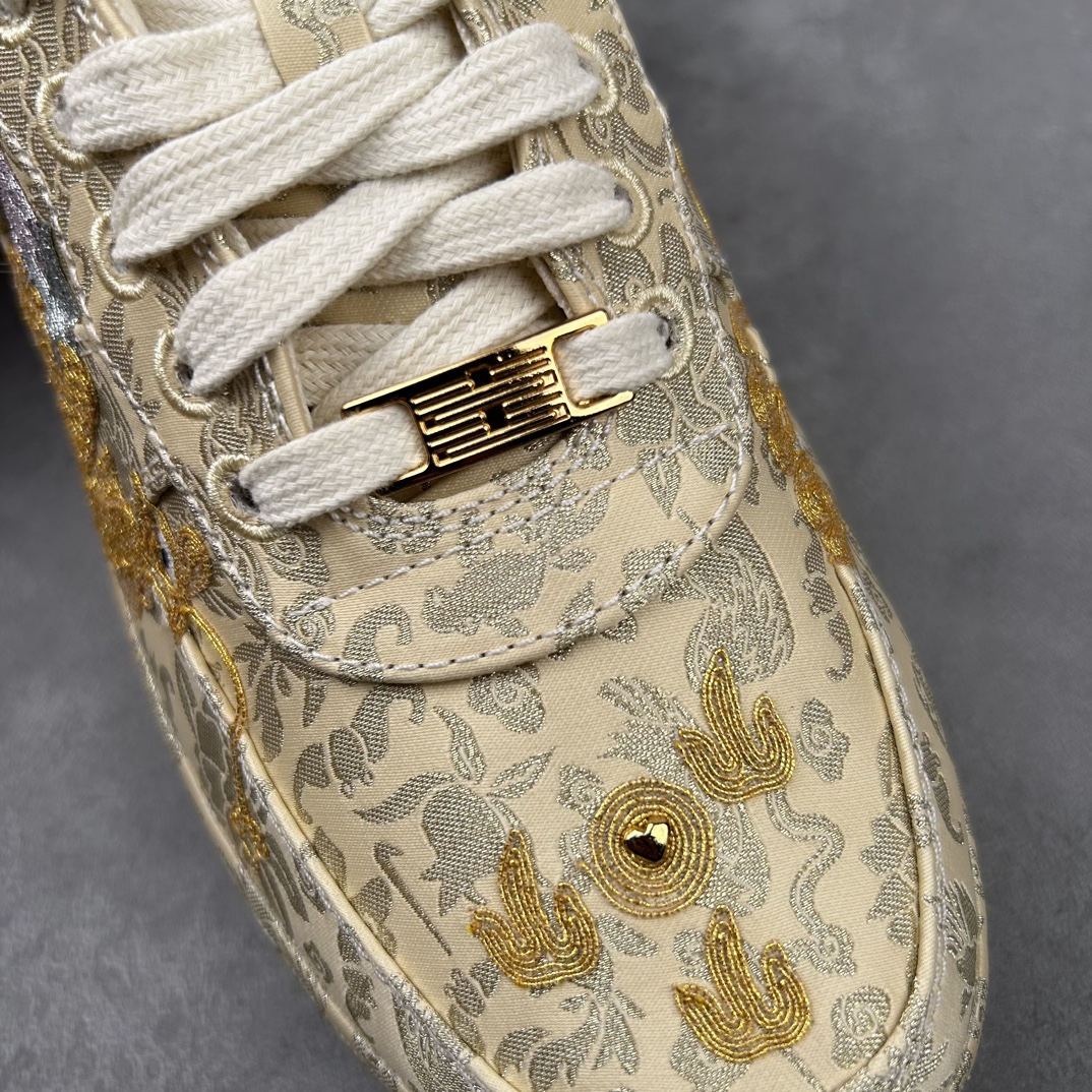 纯原 NK Air Force 1 ’07 “喜喜” 龙凤呈祥 HJ4285-777 中国传统的绳绣工艺