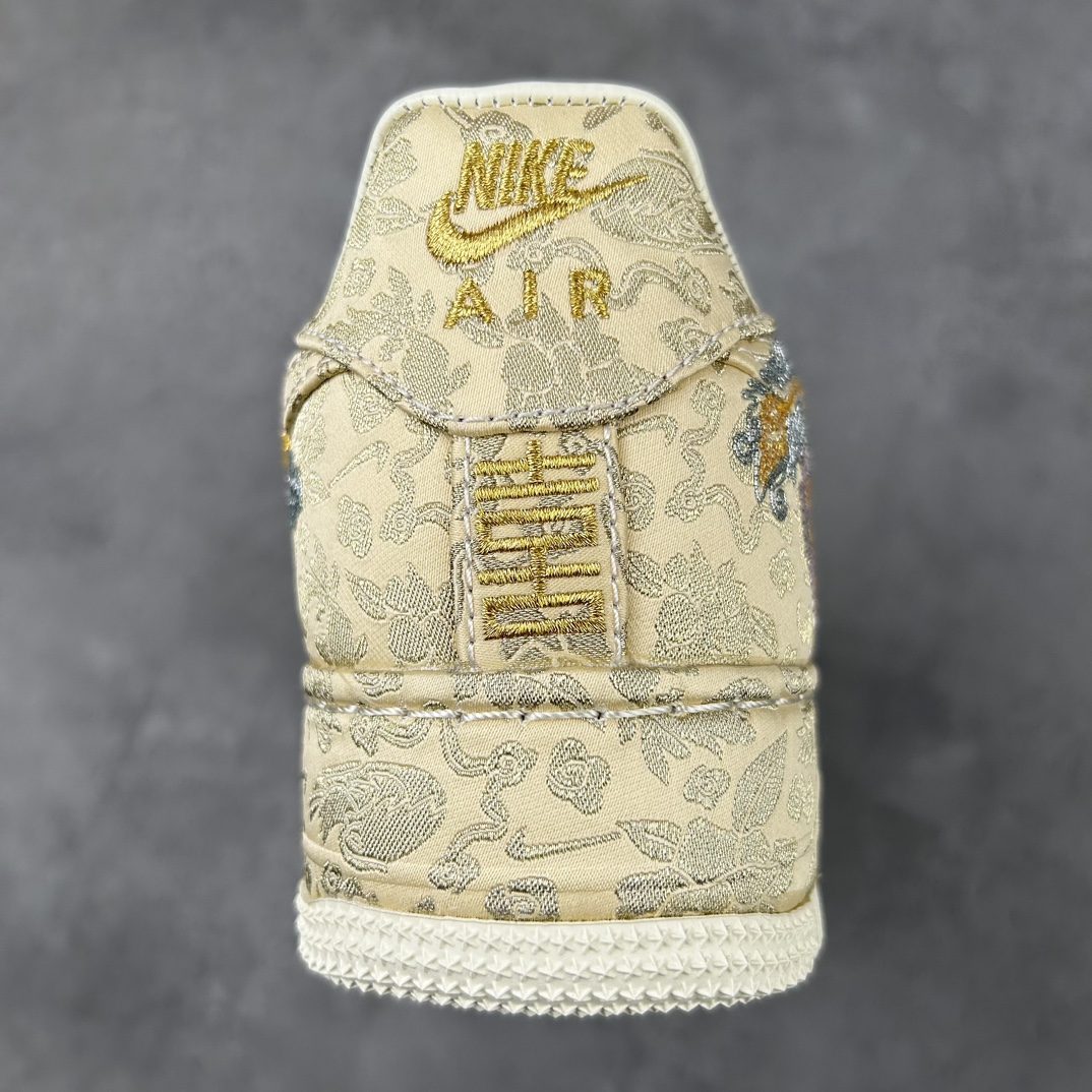 纯原 NK Air Force 1 ’07 “喜喜” 龙凤呈祥 HJ4285-777 中国传统的绳绣工艺