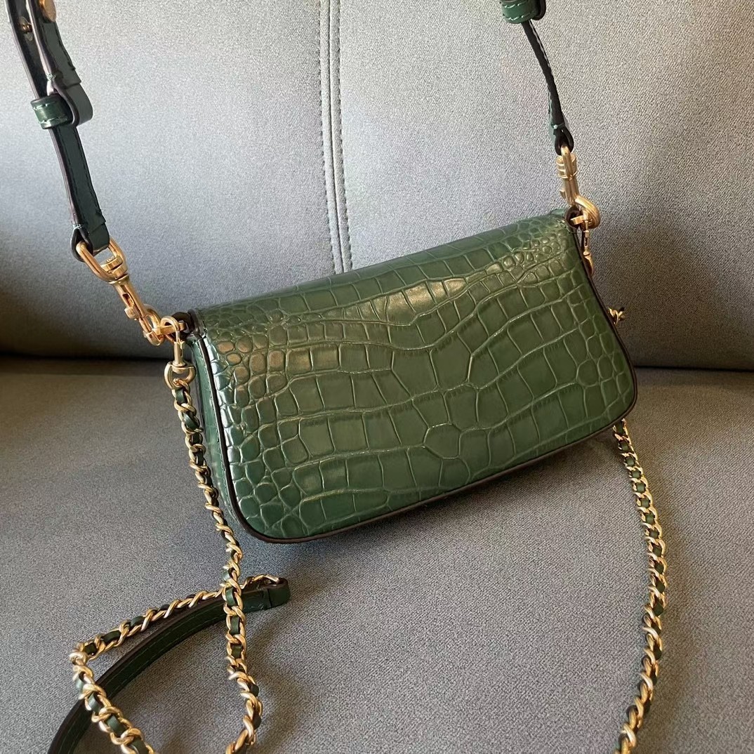 配礼盒🎁TB 托里伯奇 💗💗荔枝纹 TORY BURCH 全新Britten系列腋下包-富有气质与质感的