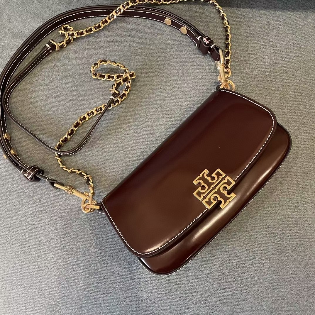 配礼盒🎁TB 托里伯奇 💗💗荔枝纹 TORY BURCH 全新Britten系列腋下包-富有气质与质感的