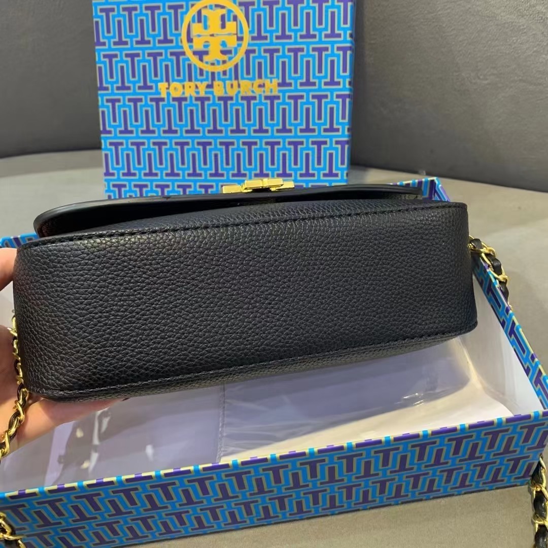 配礼盒🎁TB 托里伯奇 💗💗荔枝纹 TORY BURCH 全新Britten系列腋下包-富有气质与质感的