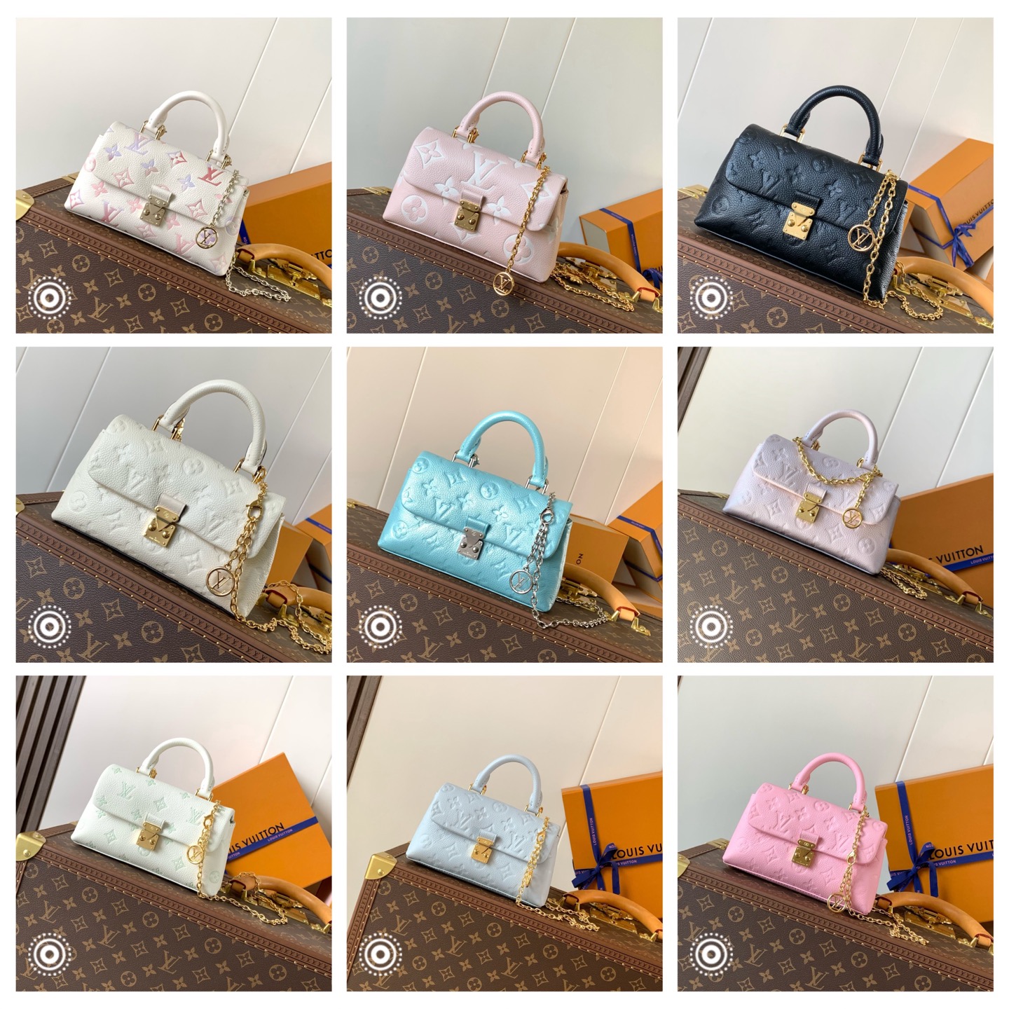M29448 polvo prensado M29352 azul prensado M27698 verde claro M25596 degradado M13796 rosa M24043 polvo nacarado M12211…