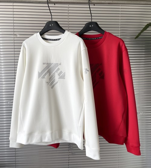 Products 28 Descente Men's Essentials Crewneck Sweatshirt, Lightweight Air Layer Pullover