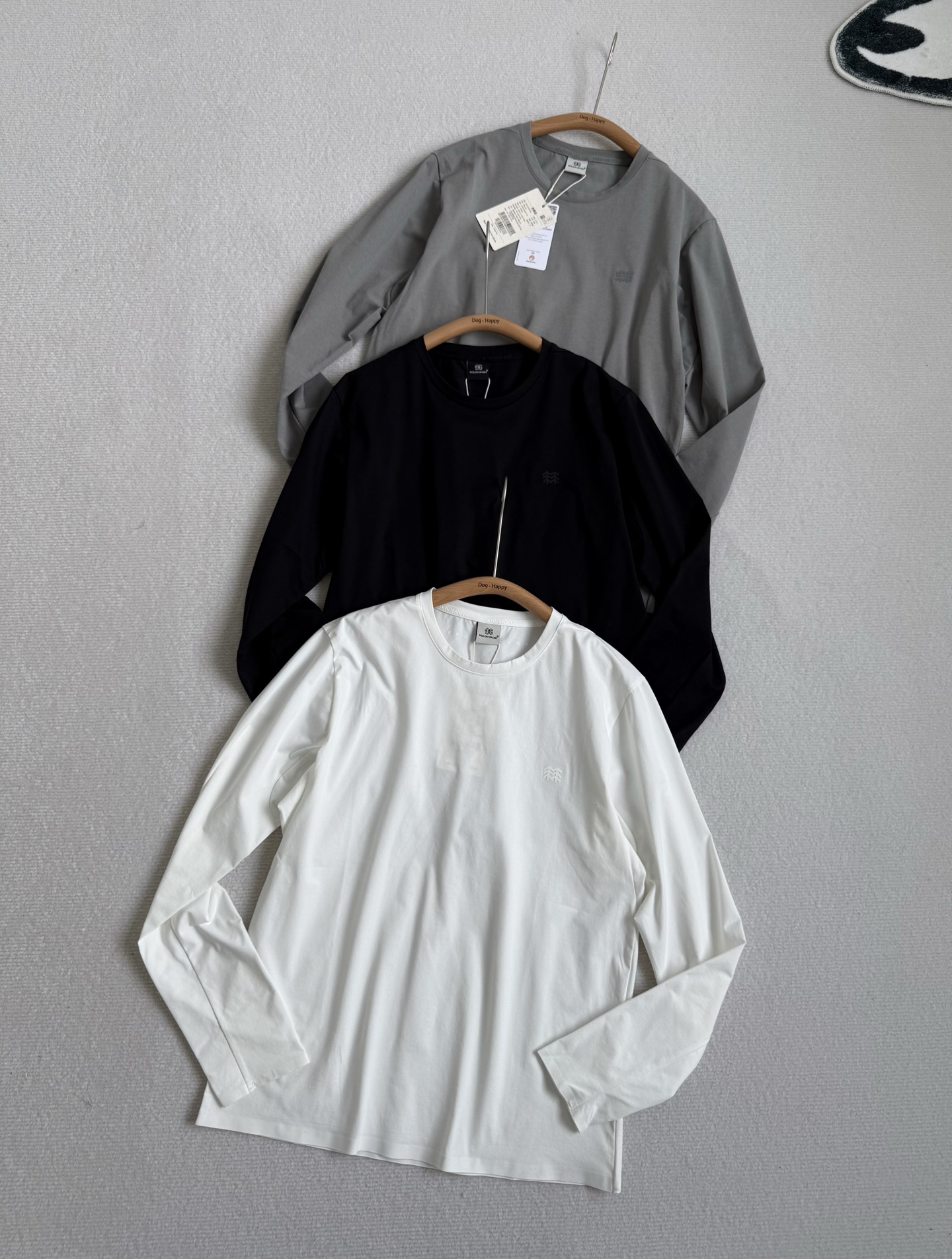 KOLON SPORT Men's SECO Long Sleeve T-Shirt - Moisture Wicking, UPF 115+