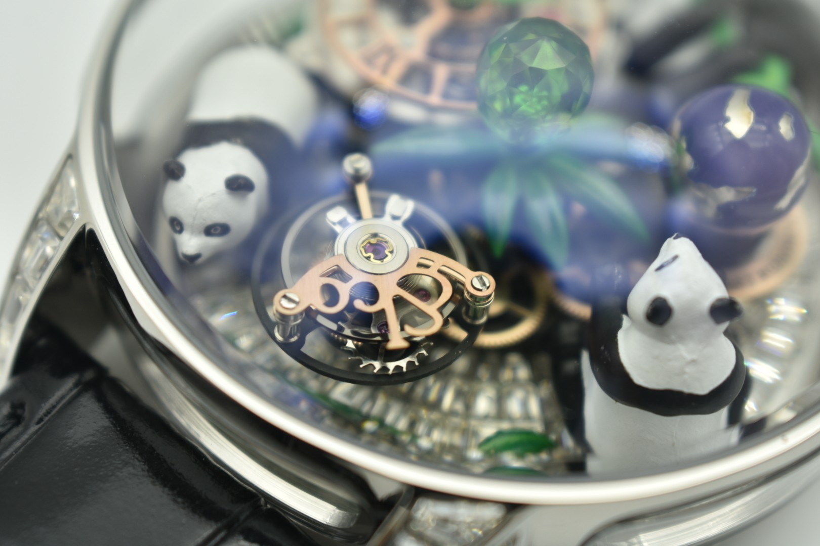 💰5865 It’s a new shipment of JACOB & CO Czech Leopard 🎮Nk1 astronomer art panda wristwatch - 图片 5