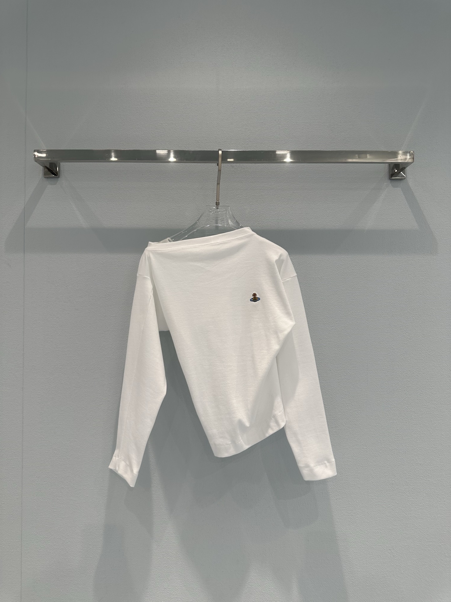 Vivienne Westwood T-Shirt à Manches Longues avec Broderie Saturne